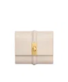 Celine Small Three-fold Wallet In Light Beige