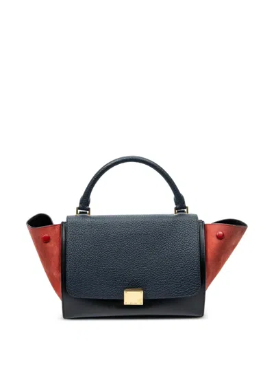 Pre-owned Celine Small Trapeze Tote Bag In Black