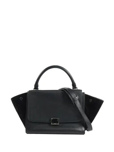Pre-owned Celine Small Trapeze Tote Bag In Black