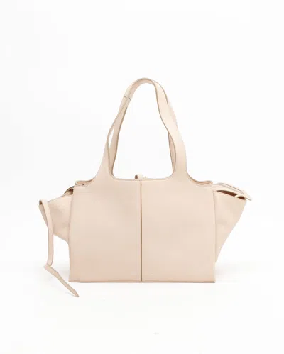 Celine Céline Small Tri-fold Bag In Sand