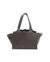 Celine Céline Small Tri-fold Bag In Gray