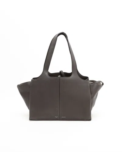 Celine Céline Small Tri-fold Bag In Gray