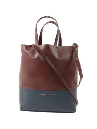 Pre-owned Celine Small Vertical Cabas Tote Bag In Brown
