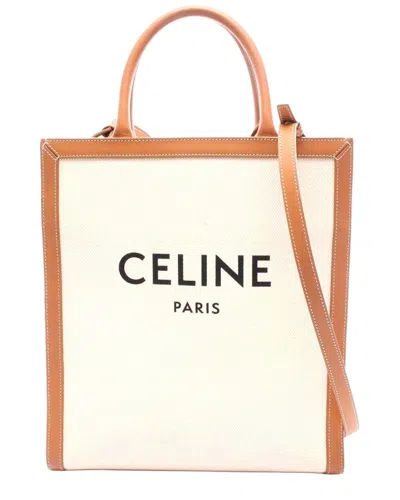 Celine Small Vertical Cabas Tote Bag Leather (authentic Pre-loved)