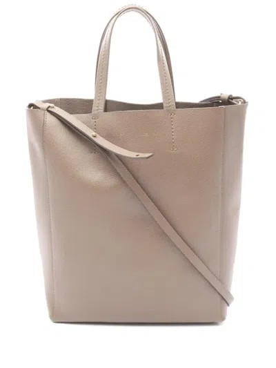 Pre-owned Celine Small Vertical Tote Bag In Brown