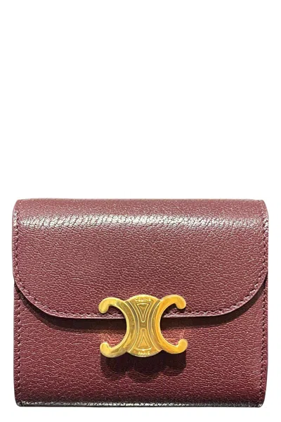 Celine Small Wallet Triumph In Pink