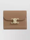 Celine Small Wallet With Flap And Hardware In Brown