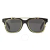 Celine Smoke Clip On Square Men's Sunglasses Cl40268u/cl 01a 50 In Black