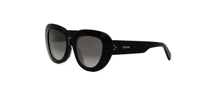 Celine Smoke Gradient Butterfly Ladies Sunglasses Cl40309f 01b 52 In Black