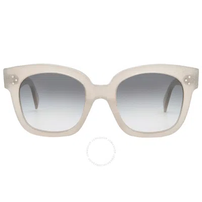 Celine Smoke Gradient Square Ladies Sunglasses Cl4002un 20b 54 In Gray