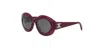 Celine Smoke Oval Ladies Sunglasses Cl40292u 69a 54 In Purple