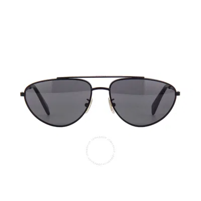 Celine Smoke Pilot Unisex Sunglasses Cl40077u 02a 59 In Black