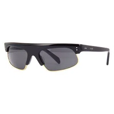 Celine Smoke Wrap Men's Sunglasses Cl40107u 01a 60 In Black