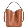 Celine Smooth Calfskin Bucket 16 Bag In Brown