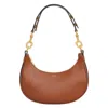 Celine Smooth Calfskin Medium Ava Strap Bag In Brown