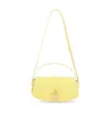 Celine Smooth Cowhide Leather Strap Handbag In Yellow