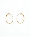 Celine Céline Snake Hoop Earrings