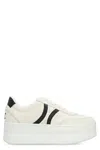 Celine Platform Block Sneakers For Women In White