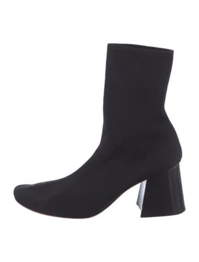 Pre-owned Celine Sock Boots In Black