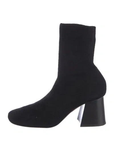 Pre-owned Celine Sock Boots In Black
