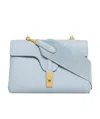 Celine Soft 16 Teen Soft Grain Cowhide Handbag In Blue