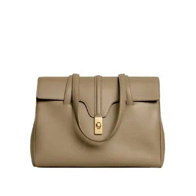 Celine Soft Bag In Smooth Leather Calfskin In Brown