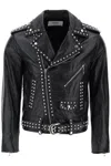 Celine Soft Leather Biker Jacket With Studs. In Black