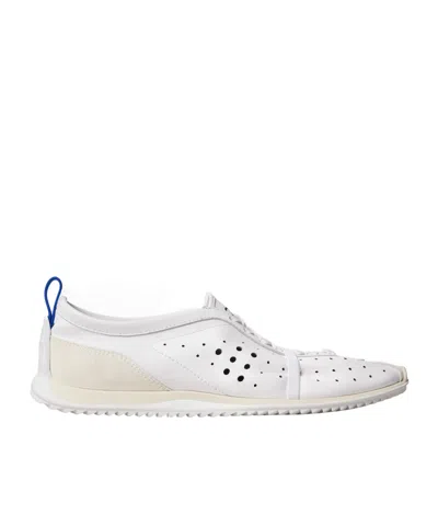 Celine Soft Sneaker In Stretch Lambskin, Suede Calfskin And Lambskin In White