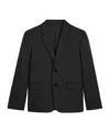 Celine Sorbonne Jacket In Striped Wool In Black