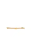 Celine Sparkle Hair Clip In Strass And Brass With Gold Finish In Gold