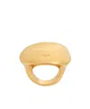 Celine Spherical Ring In Yellow