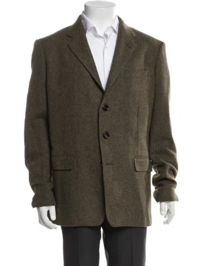 Pre-owned Celine Sport Coat In Green