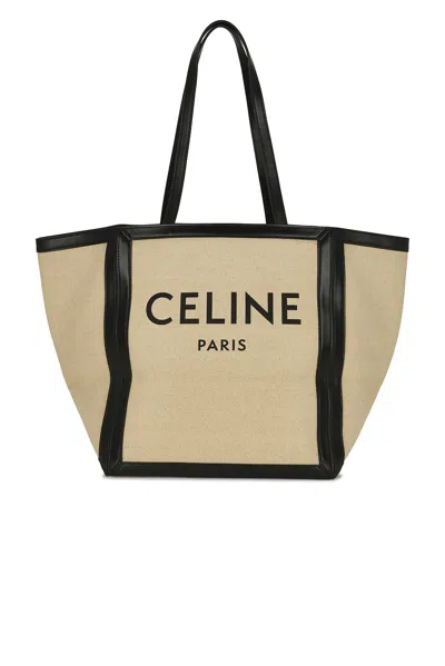 Pre-owned Celine Square Cabas Tote Bag In Neutral