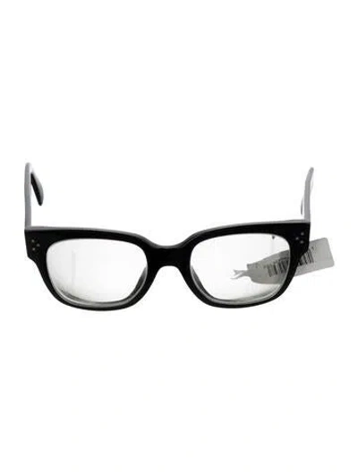 Pre-owned Celine Square Eyeglasses In Black
