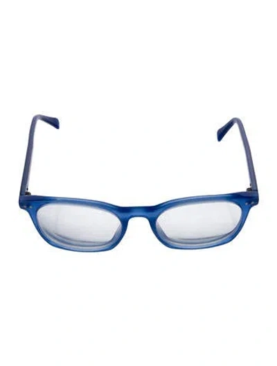 Pre-owned Celine Square Eyeglasses In Blue