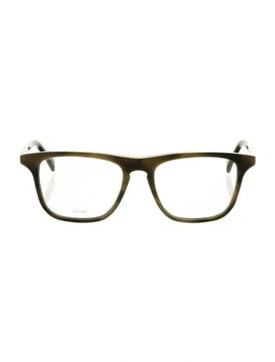 Pre-owned Celine Square Eyeglasses In Brown