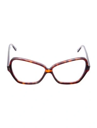 Pre-owned Celine Square Eyeglasses In Brown