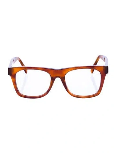 Pre-owned Celine Square Eyeglasses In Brown