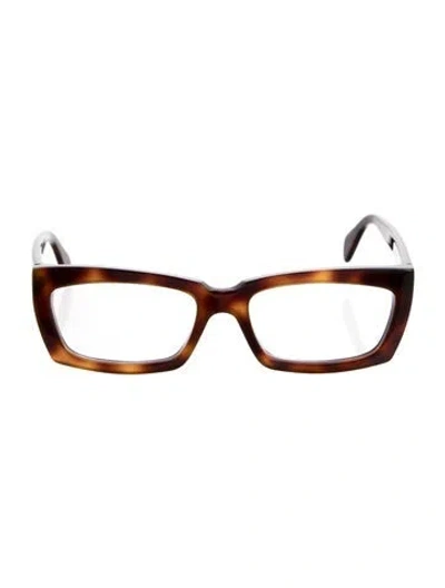 Pre-owned Celine Square Eyeglasses In Brown
