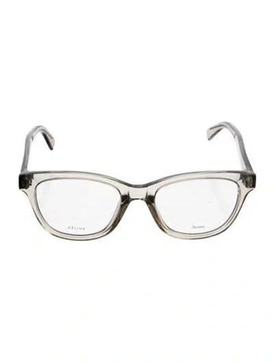 Pre-owned Celine Square Eyeglasses In Clear