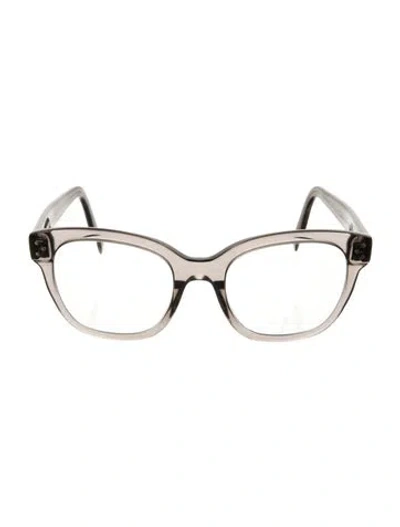 Pre-owned Celine Square Eyeglasses In Grey