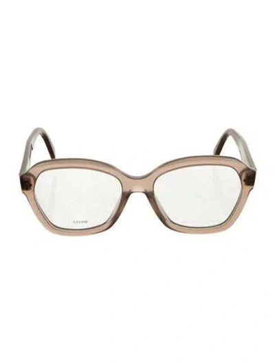 Pre-owned Celine Square Eyeglasses In Neutral