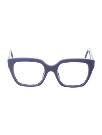 Pre-owned Celine Square Eyeglasses In Purple