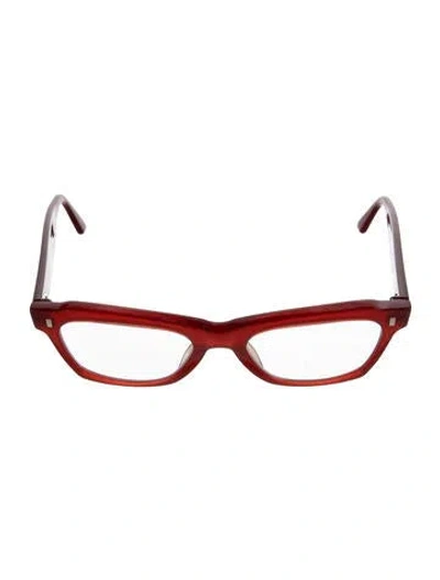 Pre-owned Celine Square Eyeglasses In Red