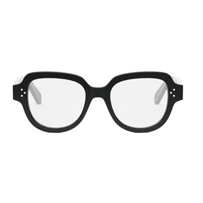 Celine Square Frame Glasses In Black