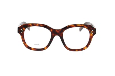 Celine Oversized Square-frame Tortoiseshell Acetate Optical Glasses