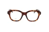 Celine Oversized Square-frame Tortoiseshell Acetate Optical Glasses In 052