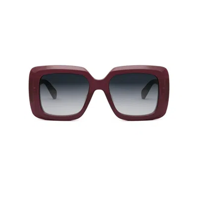 Celine Square Frame Sunglasses In 69b