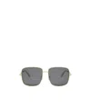 Celine Square Frame Sunglasses In Yellow