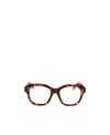Celine Square Glasses In Brown